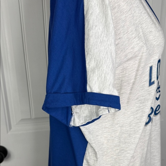MAJESTIC Los Angeles Dodgers Baseball Since 1958 V-Neck Women's Size XXL - Picture 7 of 10